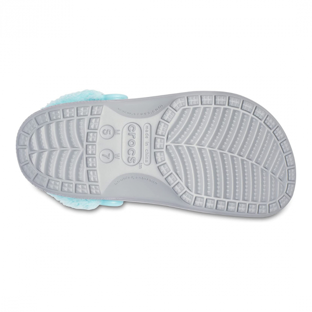 Baya Lined Fuzz-Strap Clog Grey/Ice Blue - Зображення 5
