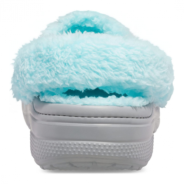 Baya Lined Fuzz-Strap Clog Grey/Ice Blue - Зображення 4
