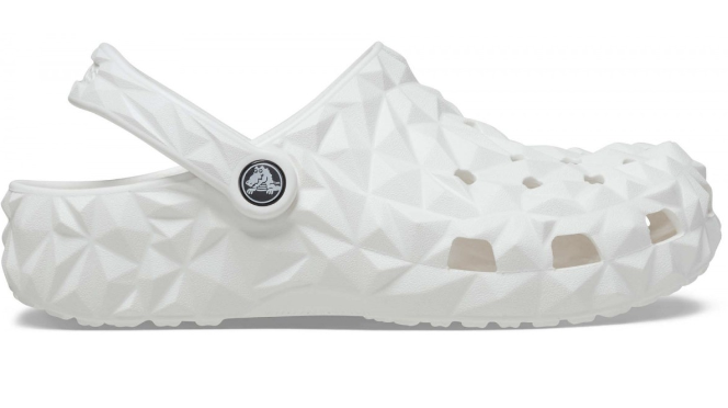 Classic Geometric Clog White | Сабо