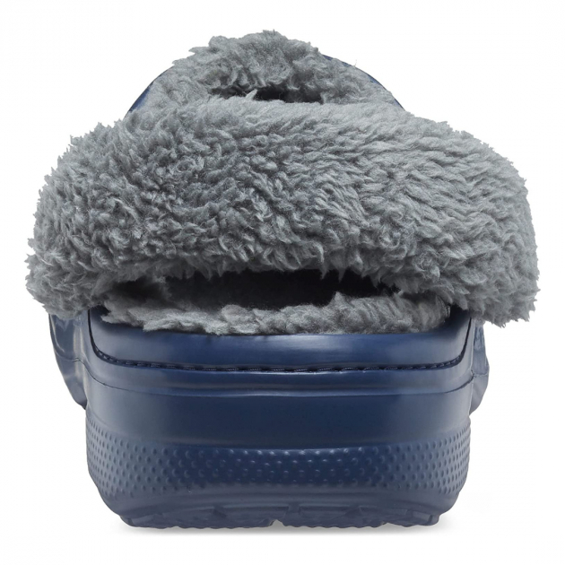 Baya Lined Fuzz-Strap Clog Navy/Grey - Зображення 4