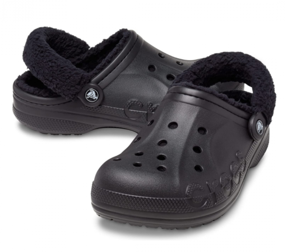 Baya Lined Fuzz-Strap Clog Black - Зображення 3