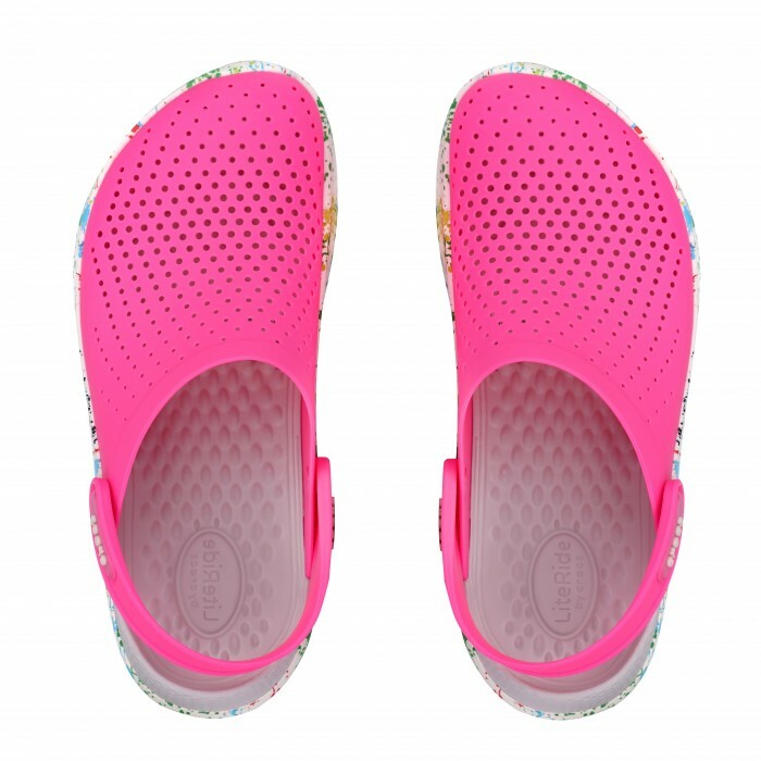 LiteRide Clog Electric Pink / Almost White Print - Зображення 4