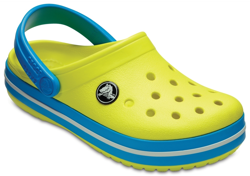 Kids Crocband Clog Tennis Ball Green / Ocean - Зображення 5