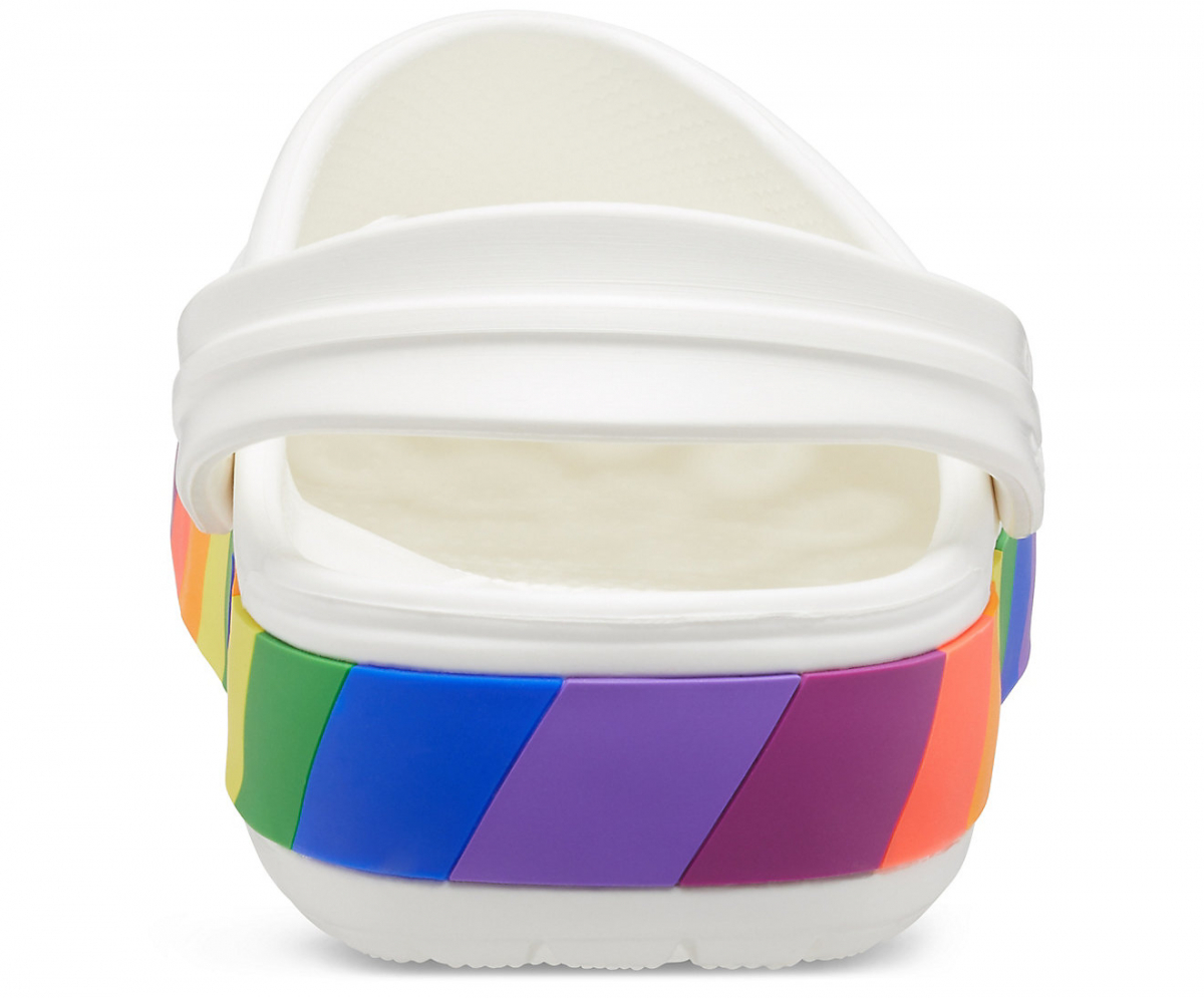Crocband Rainbow Block Clog White Multi - Зображення 3