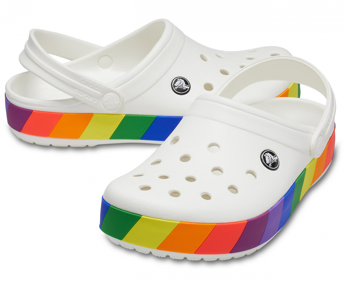 сабо Crocband Rainbow Block Clog Мульти
